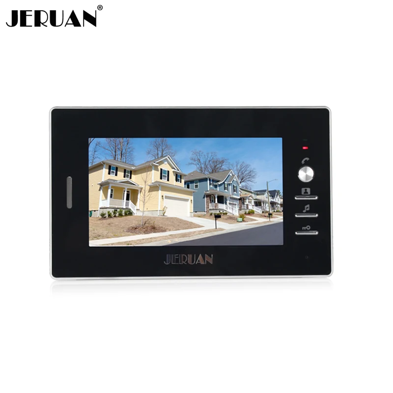 

JERUAN 7 inch color video door phone intercom system only monitor 720B + power adapter