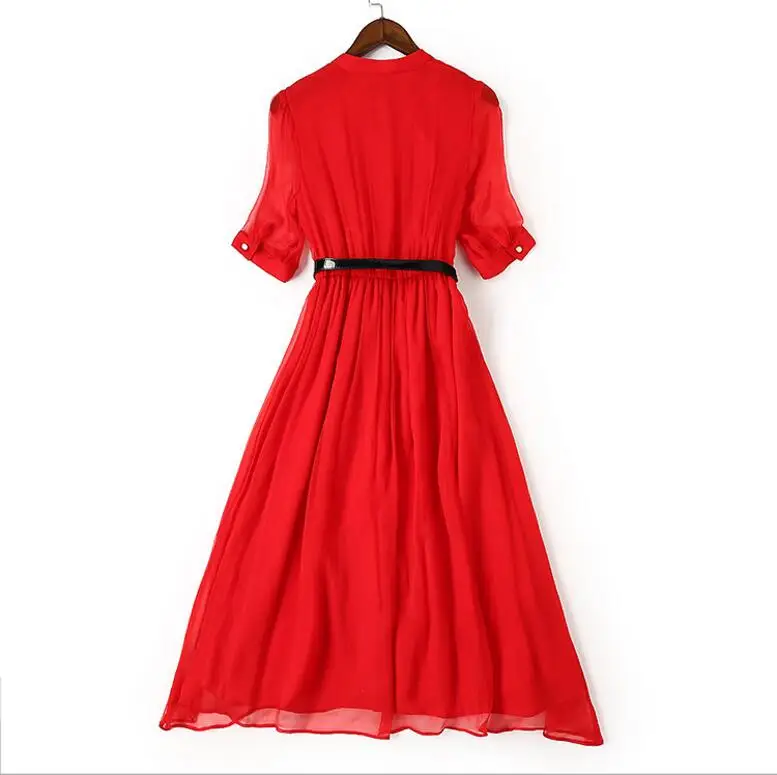 red silk dress 1