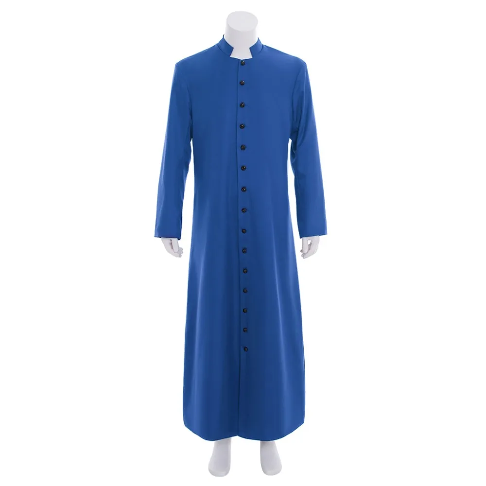 Cosplaydiy изготовленный на заказ унисекс для взрослых духовенство и кафедра Cassock