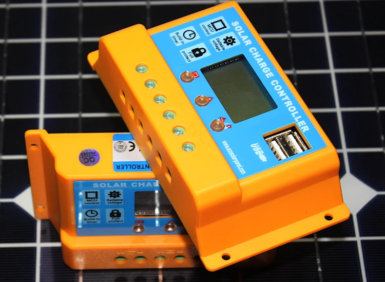 

30A 20A 10A 12V 24V Auto work Solar PV Battery Charger Solar Charge Controller solar panel battery regulators high Quality