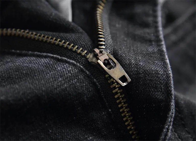 MORUANCLE модные Для мужчин рваные джинсы брюки Марка NEW Fashion Hi Street рваные джинсовые брюки с отверстиями туфли до лодыжки на молнии, искусственно состаренные джинсы Размеры 28-42