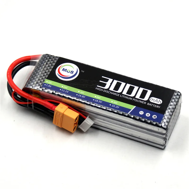 2018 новая Оригинальная перезаряжаемая MOS rc Lipo батарея 14 8 v 3000 mAh 25C 4S для