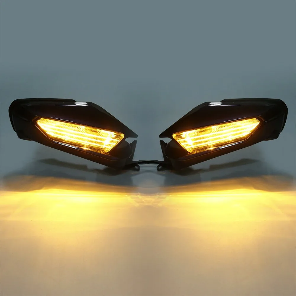 

Pair Rear View Mirror LED Signal Light Lens For Honda Goldwing GL1800 GL 1800 2018