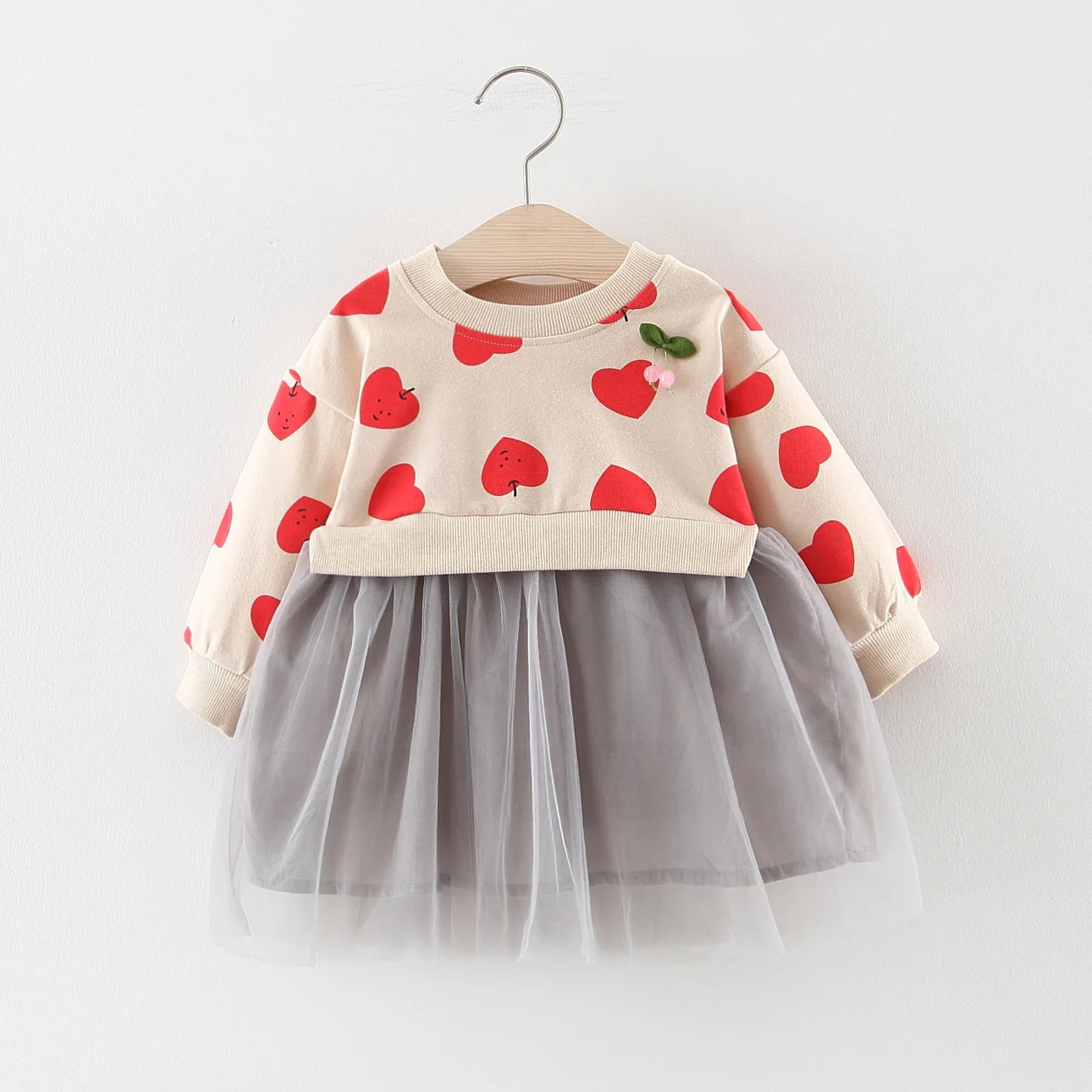 

Fashion Baby Dress Cotton Long Sleeve Girls Princess Dress Sweet Toddler Dress Autumn Girls Clothes