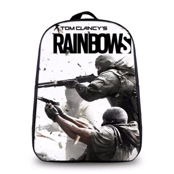 

New Tom Clancy's Rainbow Six Siege Backpacks Adults Online Game Character Mochila Teenagers Travel Bag Children School Backpack