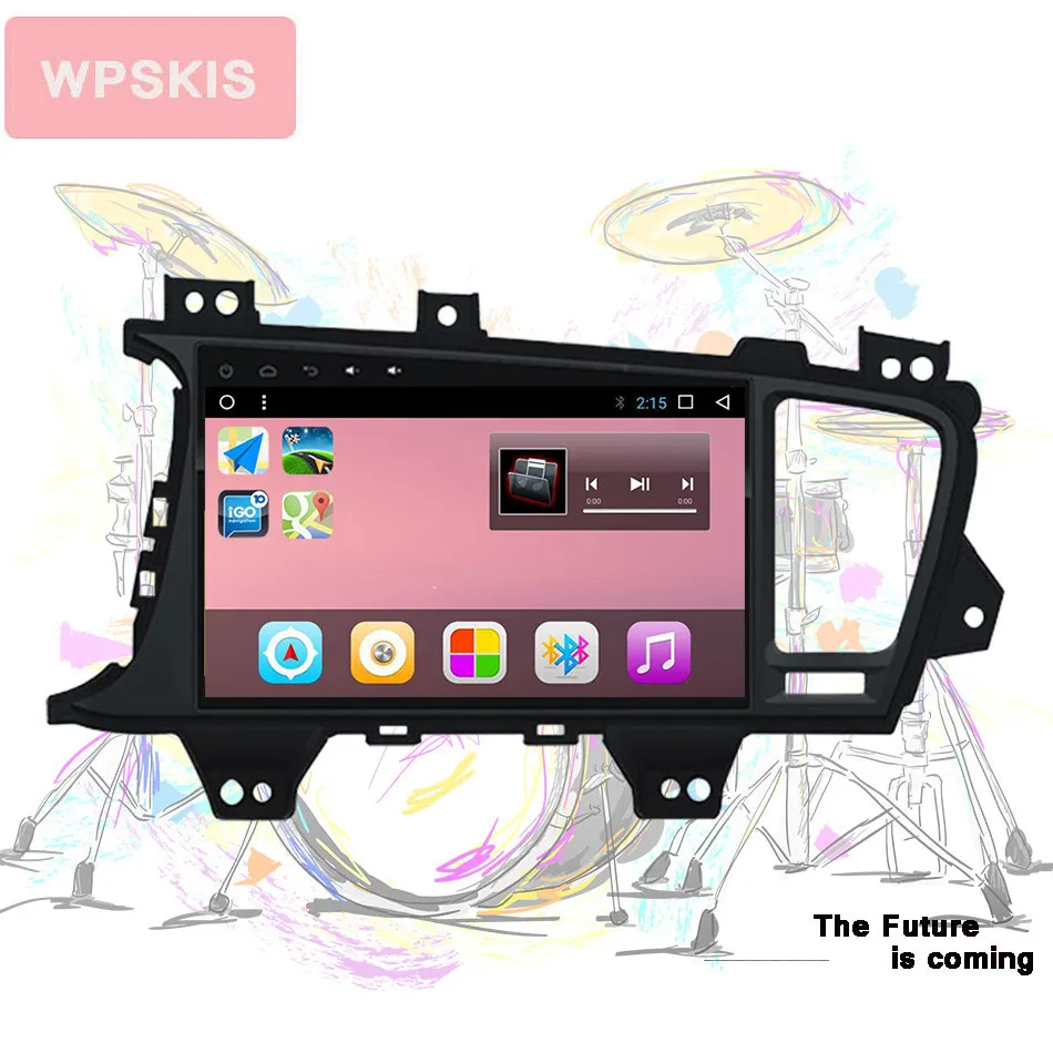 

9" Android 9.0 Car GPS Player for Kia K5 2011-2015 with IPS Screen Octa Core 4GB Ram 64G Auto Radio Multimedia NAVI 4G Headunit