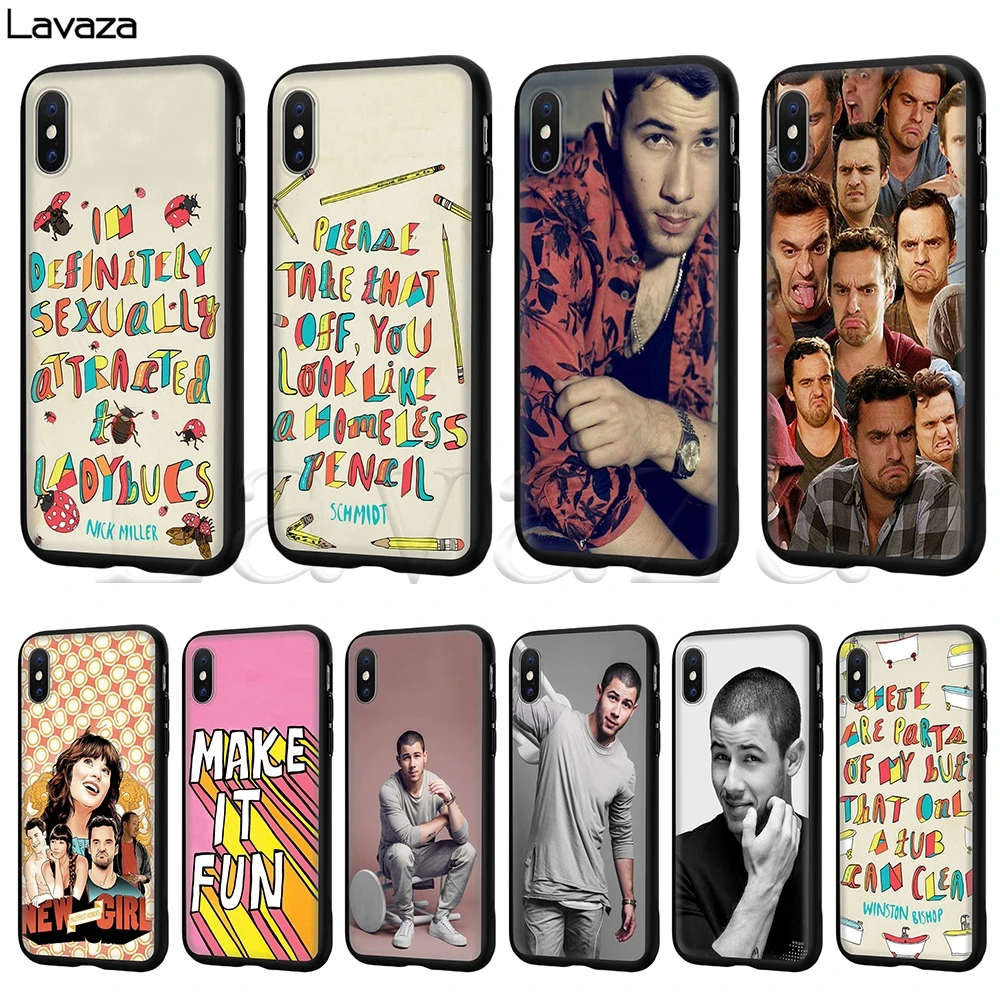 

Lavaza Nick Miller Silicone Soft Case for iPhone 11 Pro XS Max XR X 8 7 6 6S Plus 5 5S SE