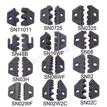 12 шт. обжимные штампы наборы для неизолированных открытым штекерным разъемом 0,14-16 мм2 26-5AWG только костюм SN28b набор штампов для обжима
