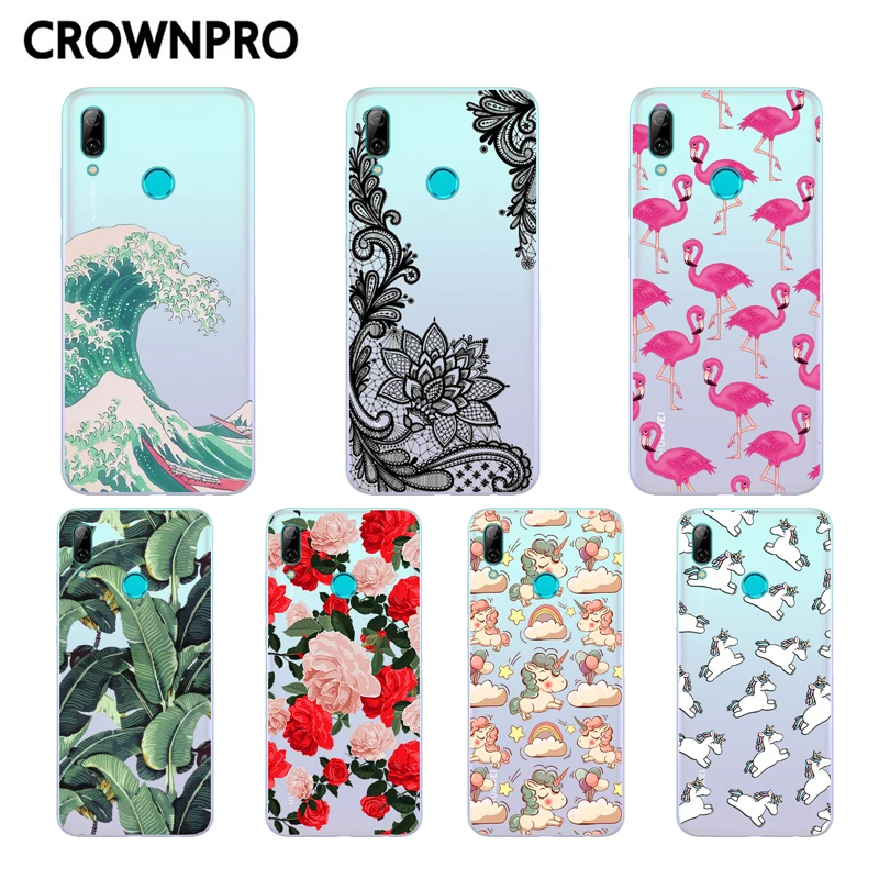 

CROWNPRO FOR Huawei P Smart 2019 Case Soft TPU Silicone Funda Huawei P Smart 2019 Case Cover Phone POT-LX1 POT-LX3 Honor 10 Lite