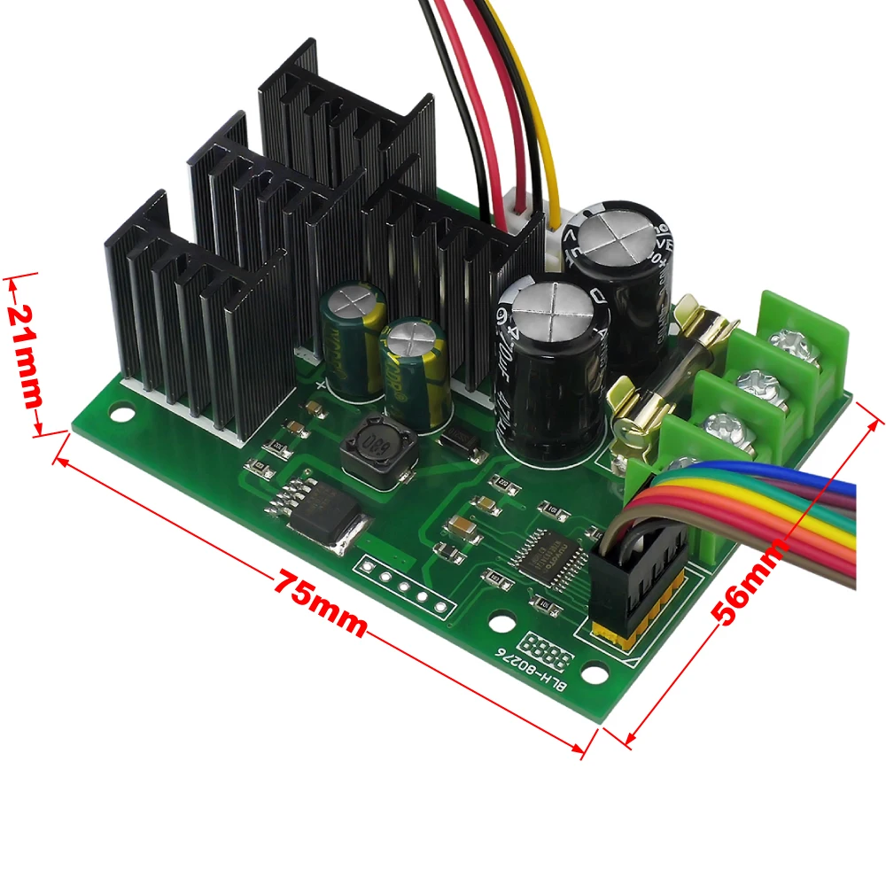 Регулятор скорости двигателя PWM 6V12V24V48V контроллер постоянного тока 15 кГц 30 А