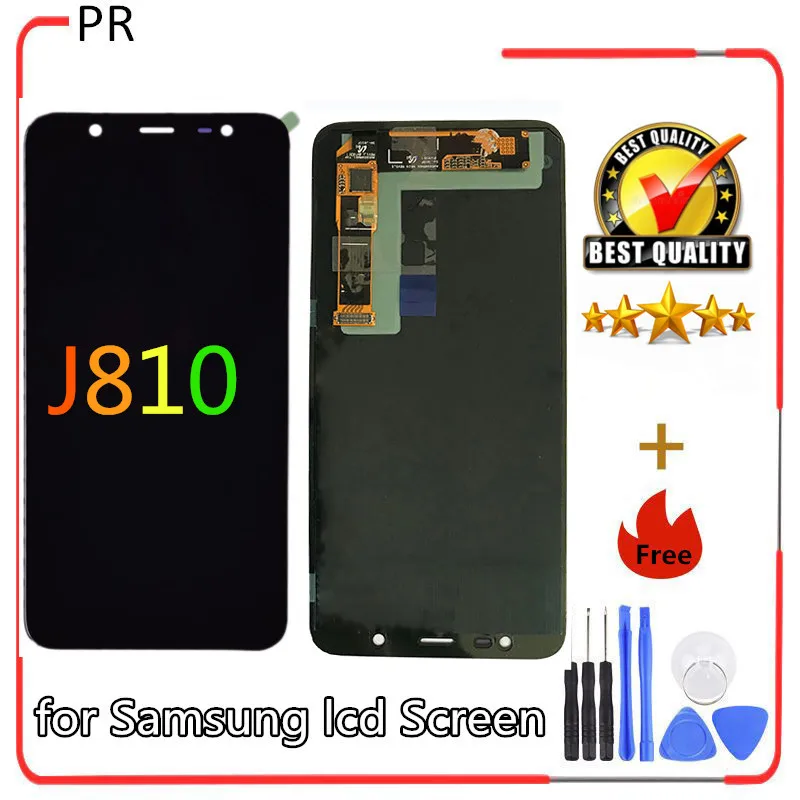 Super Amoled Oem J810 LCD For Samsung Galaxy J8 2018 J810 LCD Display