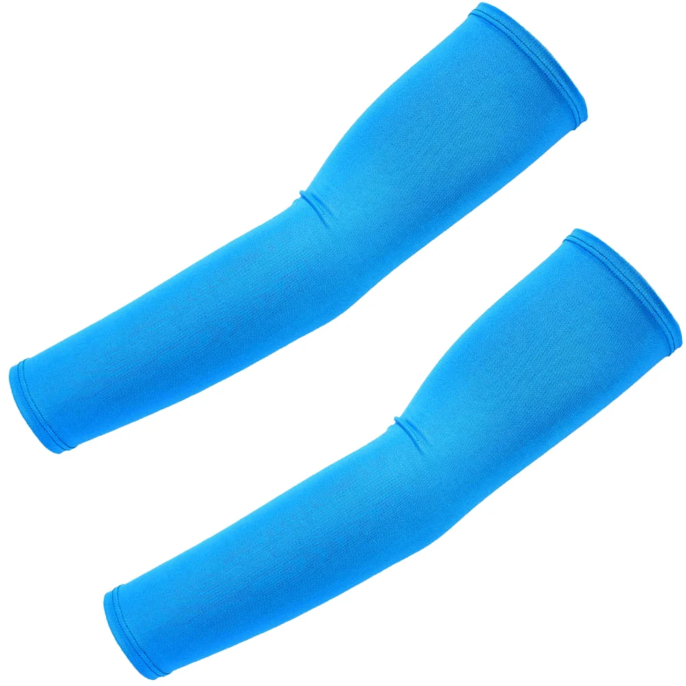 

Cooling Elastic Compression Cover Arm Sleeves Warmers Tattoo Cover Summer UV Protection Baseball Basketball Long Gloves