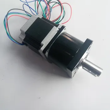

Ratio 10:1 NEMA23 stepper motor with Planetary gearbox reducer Motor length 76mm 1.8NM 3A 4 Wires for CNC