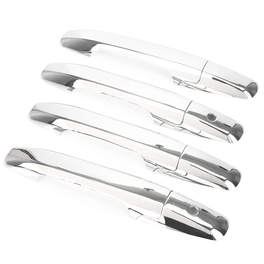 Accessories Chrome Side Door Handle Covers Trims For 2009-2015 Honda Pilot