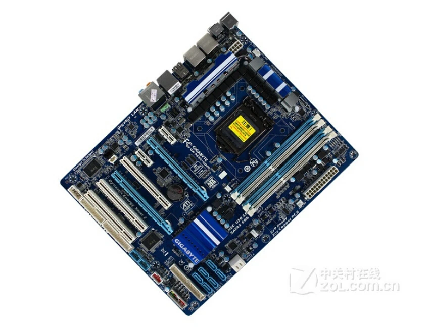 جيجابايت GA-P55A-UD3R الأصلي اللوحة LGA 1156 DDR3 16 GB ل I5 I7 CPU P55A-UD3R P55 سطح اللوحة شحن مجاني