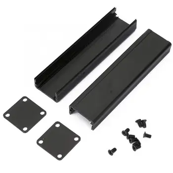 

Aluminum Enclosure Instrument Shell Electronic Cooling Box Black 25*25*100mm for Electronic Products Mobile Power Supply
