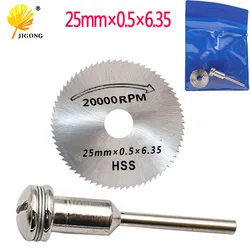 Disque de coupe en métal de 25mm, outil rotatif dremel, lame de scie circulaire, outils de coupe dremel pour le travail du bois 