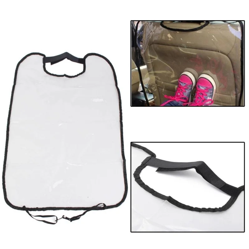 

Kids Car Auto Seat Protector Back Cover For Children Kick Mat Mud Cleaner Waterproof Baby Backrest Cover Transparent