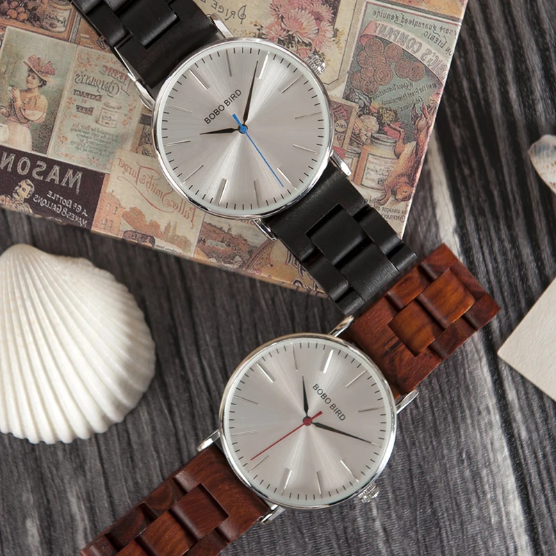 BOBO BIRD Watch Men relogio masculino Wooden Band Watches Man Simplify Quartz Timepieces bayan kol saati OEM Drop Shipping