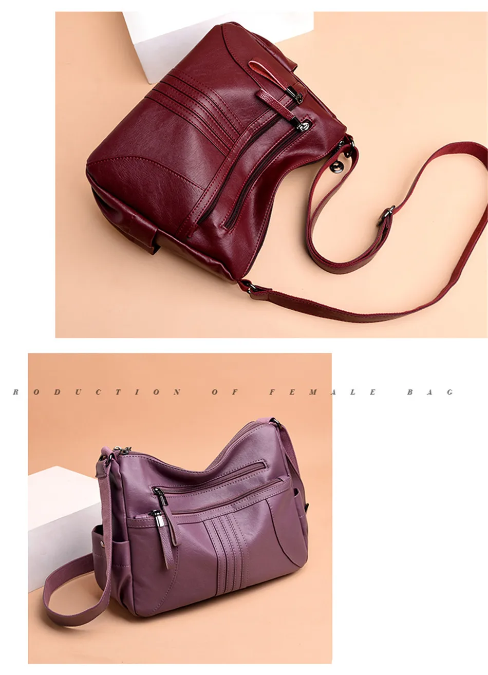 Новинка, классические женские мягкие кожаные сумки через плечо, роскошные женские сумки, дизайнерские сумки