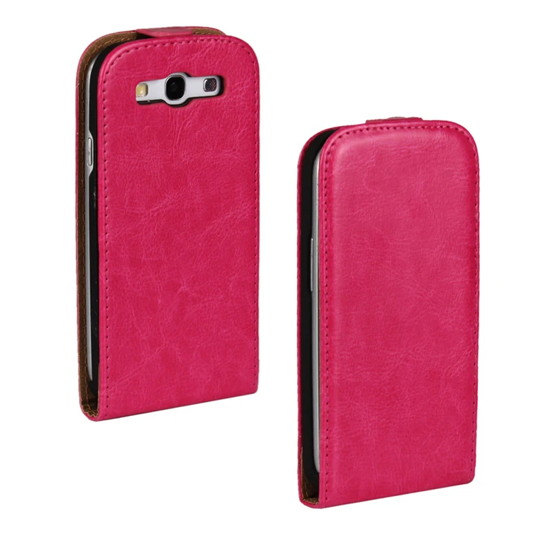Luxury case for SAMSUNG I9300 pull up leather mobile phone