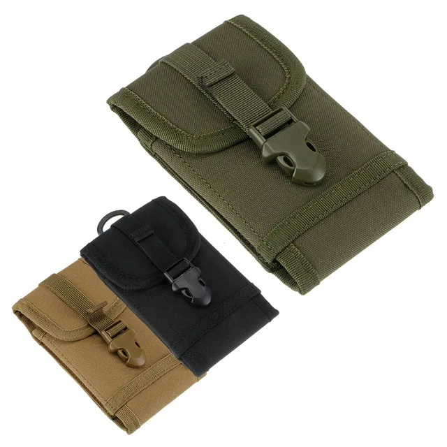 US $2.84 Hunting Camouflage Molle Bag Tactical Army Phone Holder Sport Waist Belt Case Waterproof Nylon EDC 