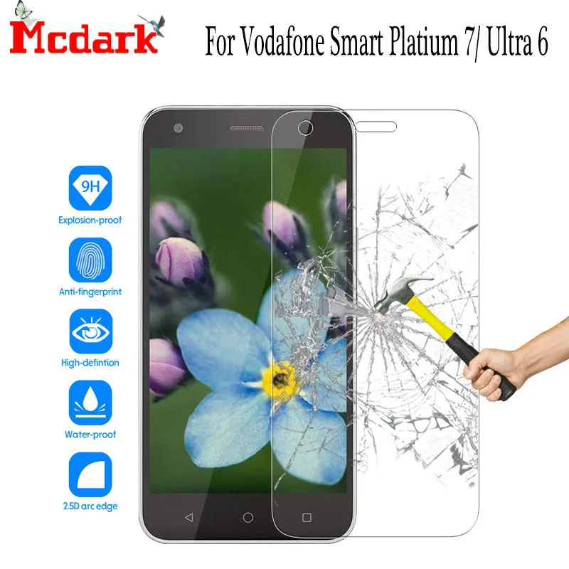 Фото Закаленное стекло Mcdark для Vodafone Smart Platium 7 защита экрана 5 дюйма Ultra 6 закаленное