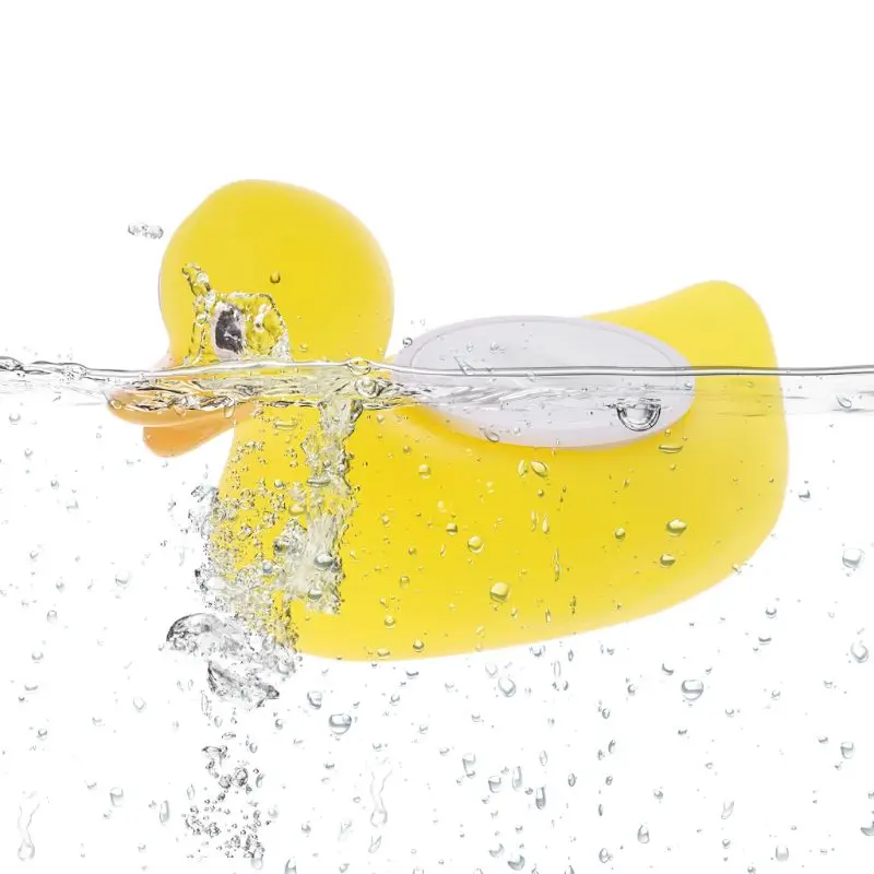 Детский Душ Ванна термометр для измерения температуры воды Мультфильм Желтая Утка водонепроницаемый датчик воды тест детей