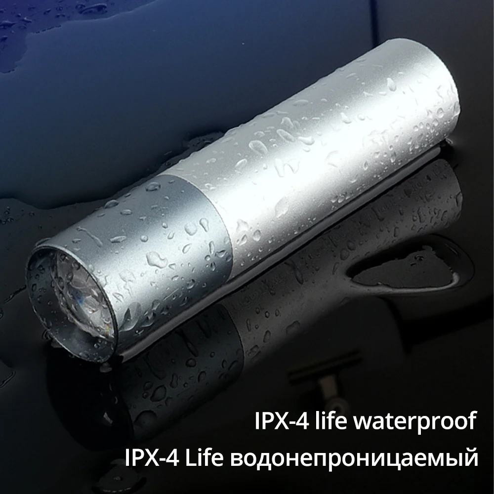 USB Перезаряжаемый простой Креативный светодиодный фонарик из алюминиевого