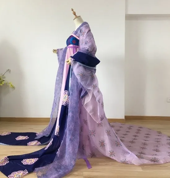 Jiao Zhu Zhuan Dragon Princess женский костюм Hanfu фото дом костюм для тематической фотографии Косплей Hanfu Dragon Ball