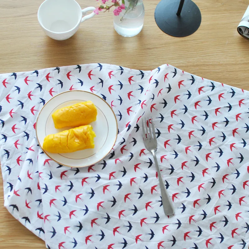 New Sale Cotton Cloth Printed Napkin wedding Washable Handmade Home