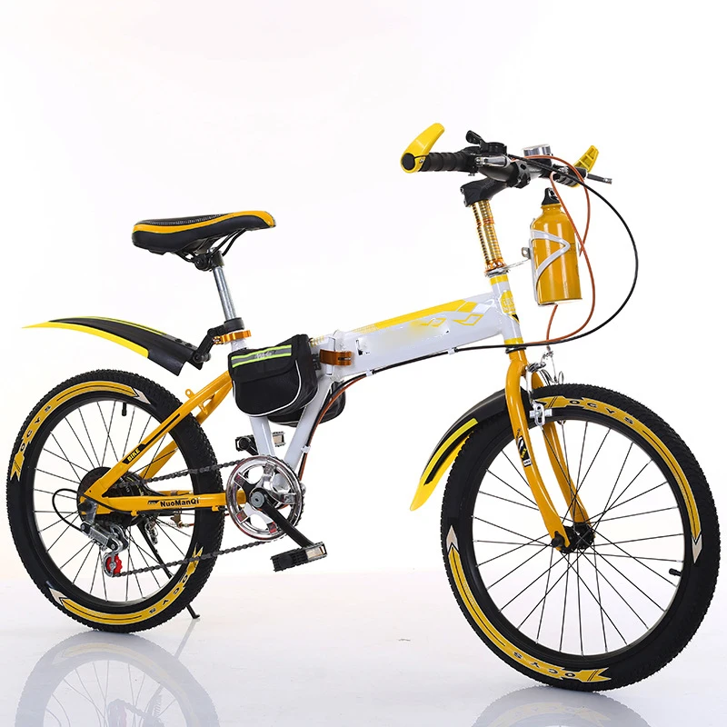 Perfect 2018 Rushed Special Offer 16kg 120kg 18kg Steel Children Folding Bike 18 Inch 20 22 Outdoor Sports Mountain Speed Kids Bicycle 24