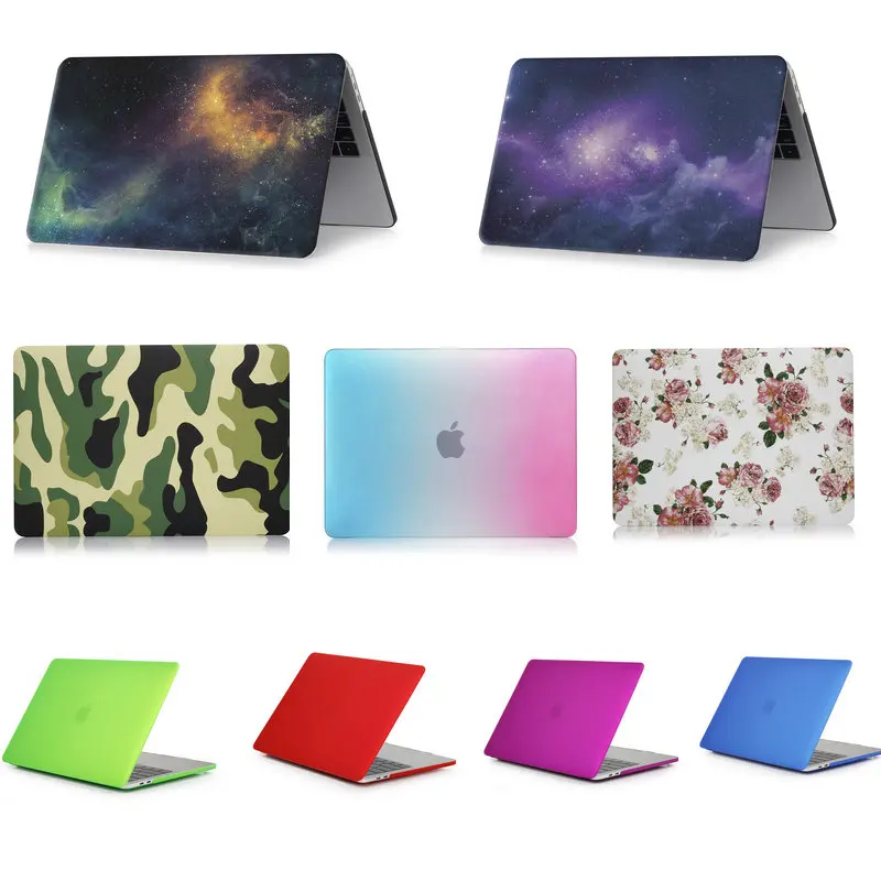 laptop case  for Apple MacBook  Air 11 11.6 inch  Crystal/Matte/Rainbow/Printing Case Cover for MacBook A1465 A1370