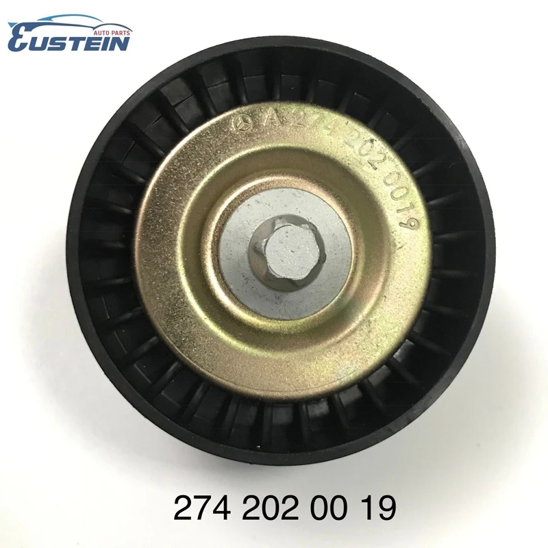 Tensioner Pulley, Vribbed Belt For Mercedes C180 S204 C204 A180 A200