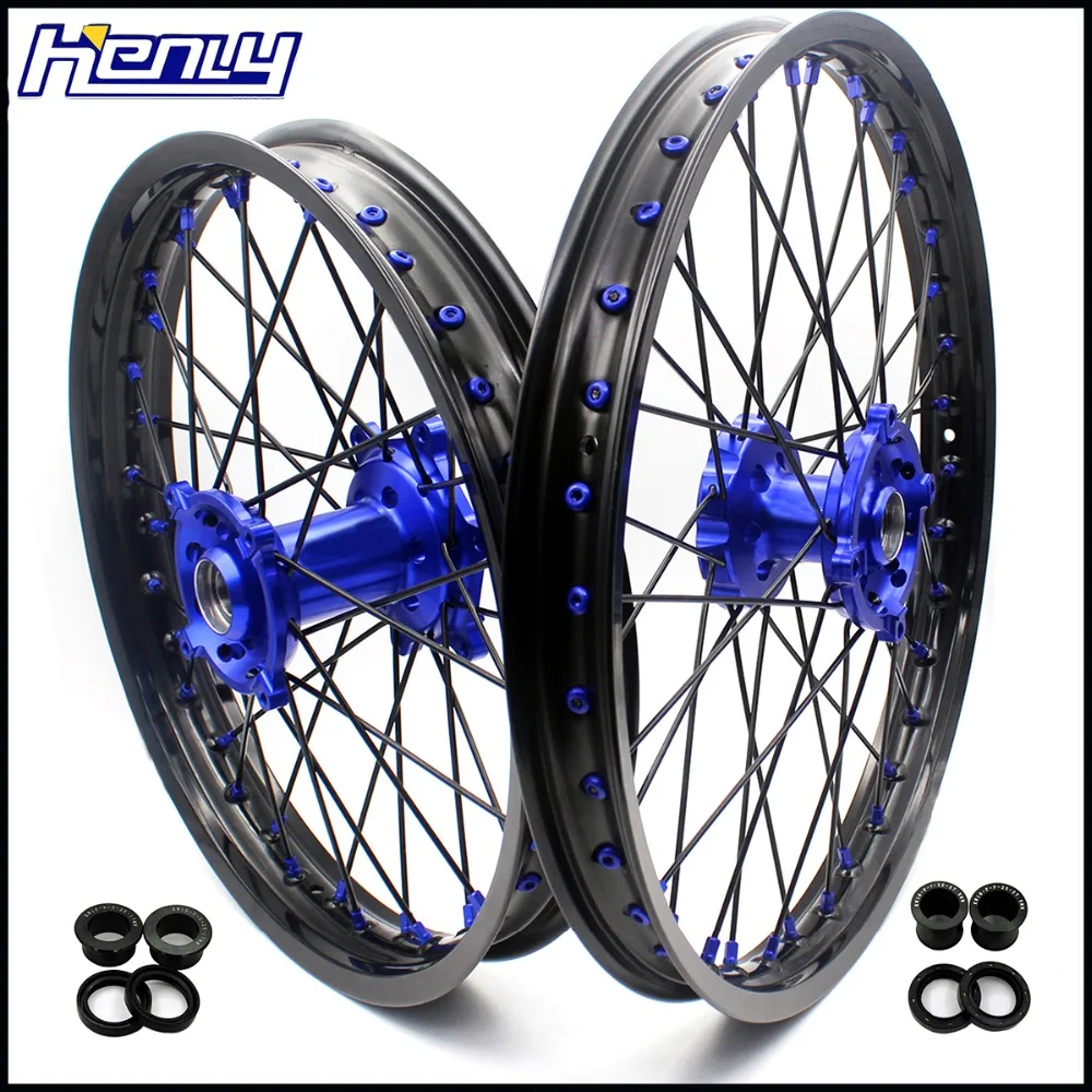 21/19 KX250F KX450F 2006 2018 MX DIRT BIKES MOTORCROSS WHEELS RIMS SET