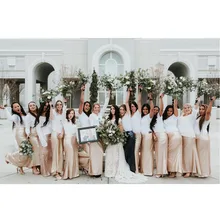 Блестящие золотые блестки длинные юбки женские длиной до пола Русалка блестящие макси юбки на заказ блестками подружки невесты юбки