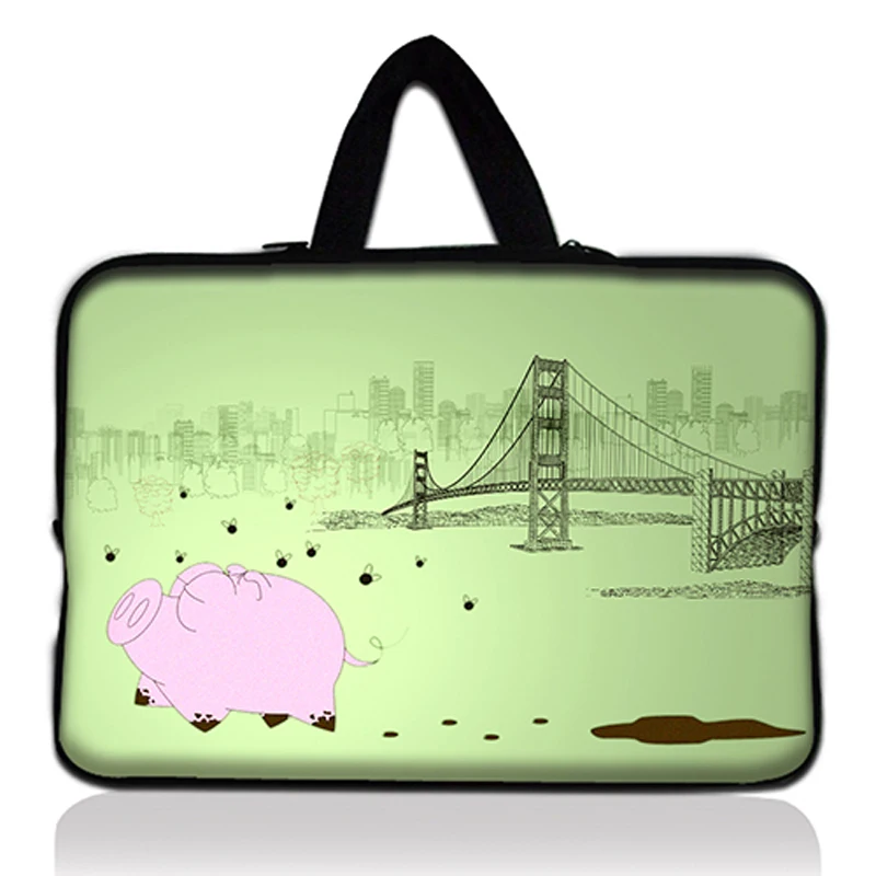 Cute 17" Laptop Bag Sleeve Case Cover w. Handle For 16" 17" 17.3" 17.4