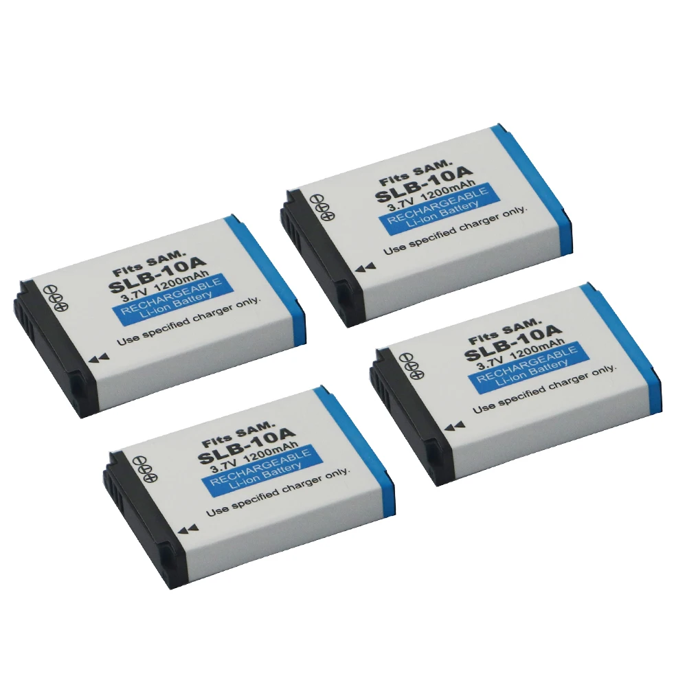 4 шт. аккумулятор для Samsung SL102 SL202 SL420 SL620 SL820 HZ10W HZ15W ES55 L100 L110 L200 L210 L310W|Цифровые