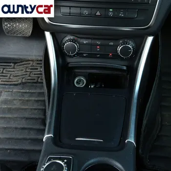 

Matt ABS Chrome Center Console Strips Trim For Mercedes Benz A/GLA/CLA Class C117 W117 2012-2017 AMG Car Styling Accessory 2pcs