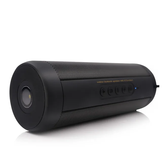 Multi function Bluetooth Speaker SD Card USB Radio Outdoor Wireless Waterproof Bass LED