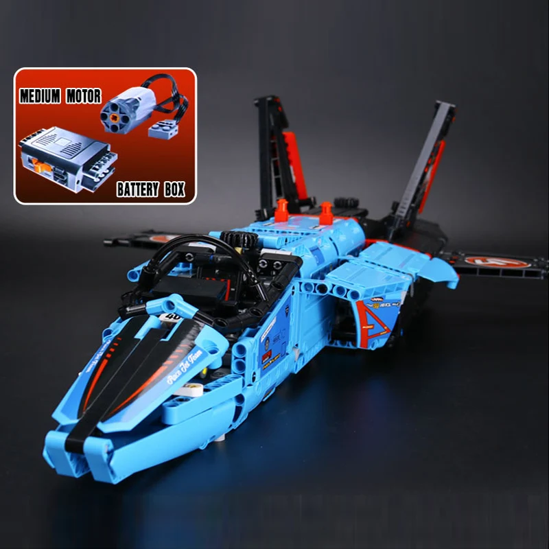 

Compatible Legoe Technic 42066 Lepin 20031 1151pcs Jet Racing Aircraft Air Race Jet building blocks Bricks toys for children