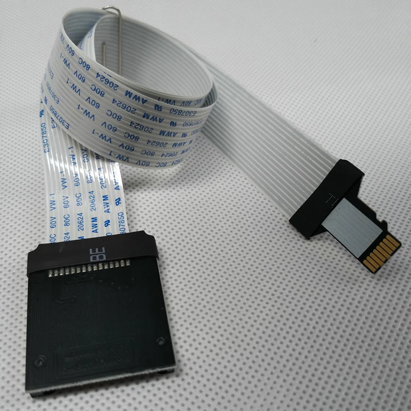 См 48 см TF Micro SD для SD карты кабель-удлинитель адаптер гибкий удлинитель для автомобиля gps