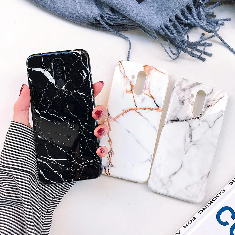 

For Coque Huawei Mate 20 Lite case Marble Texture Soft TPU Silicone Back cases Cover For Huawei Mate 20 pro Phone case capa