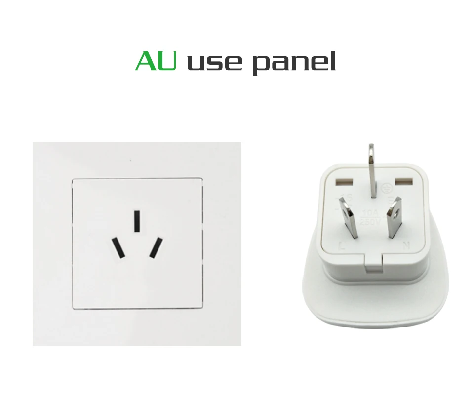 1PC Electric Plug power Socket Adapter Australia Travel Adaptor EU US TO AU socket AC Power Charger Converter 10A 250V (6)