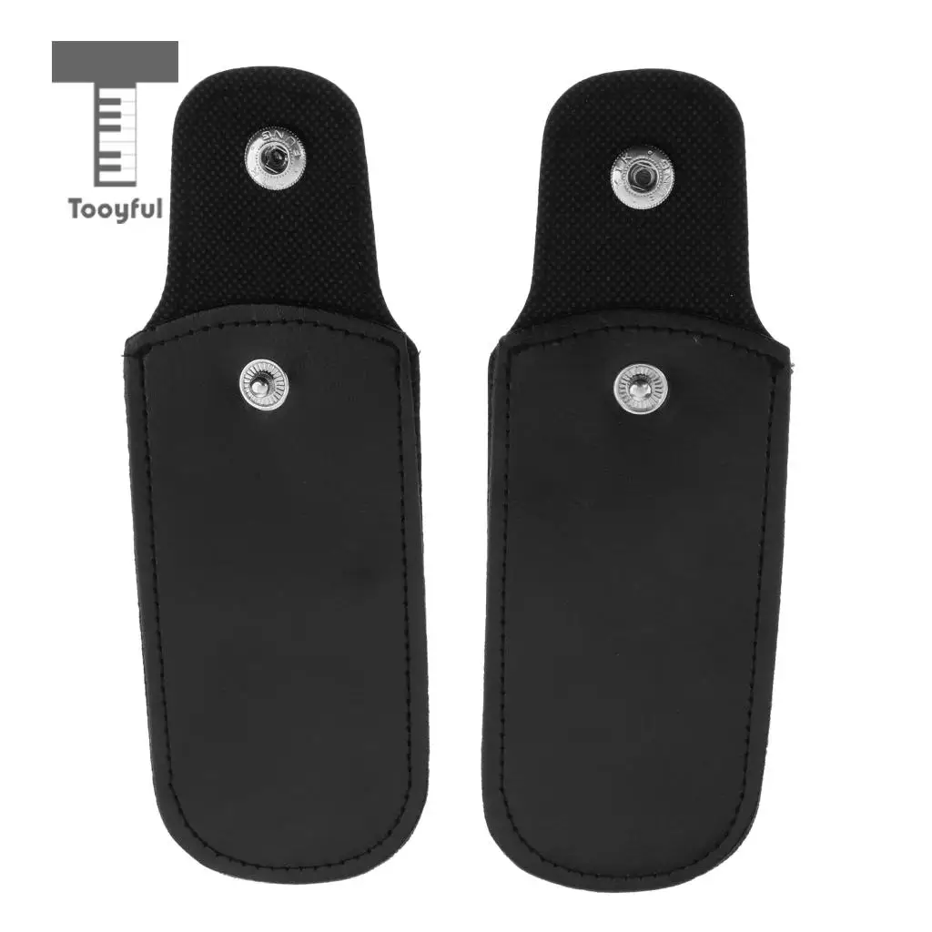 Tooyful 2 Pieces 10 Hole Harmonica Artificial Leather Cases for Harmonica Parts