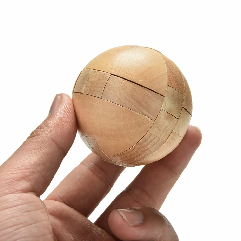 Wooden Toy Adults Puzzle Brain Teaser Game for Early Education
