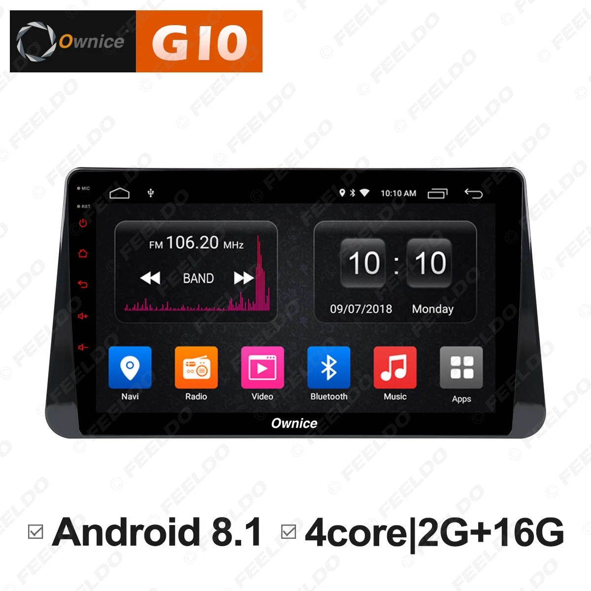 Flash Deal LEEWA 10.1 " 2.5D Nano IPS Screen Android 8.1 Octa Core/DDR3 2G/32G/4G LTE Car Media Player For Nissan Kicks 2016-2018 2