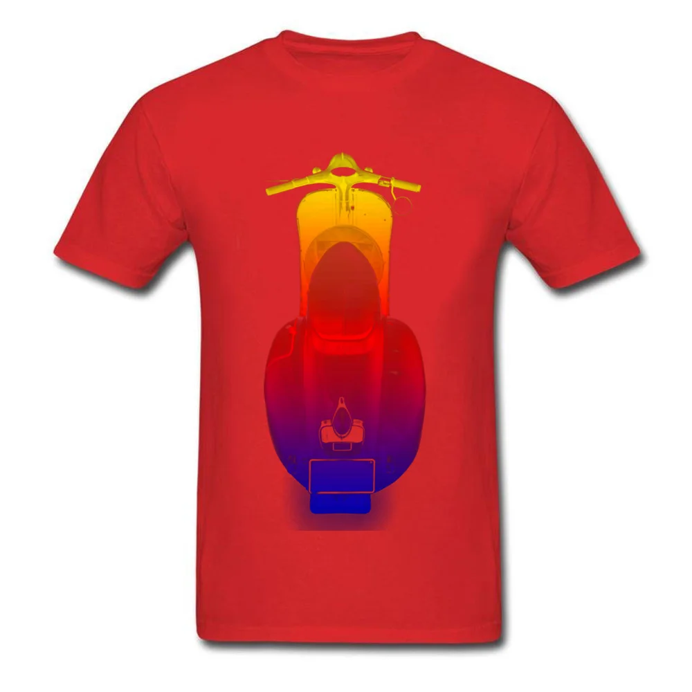my retro motorbike Funny NEW YEAR DAY Pure Cotton O-Neck Boy Tops Shirts Design Clothing Shirt Coupons Short Sleeve T-shirts my retro motorbike red