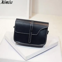 XINIU/Лидер продаж, кожаные сумки, женские модные женские сумки на плечо для девочек, искусственная Сумка-клатч, наплечная сумка-портфель, сумка-мессенджер
