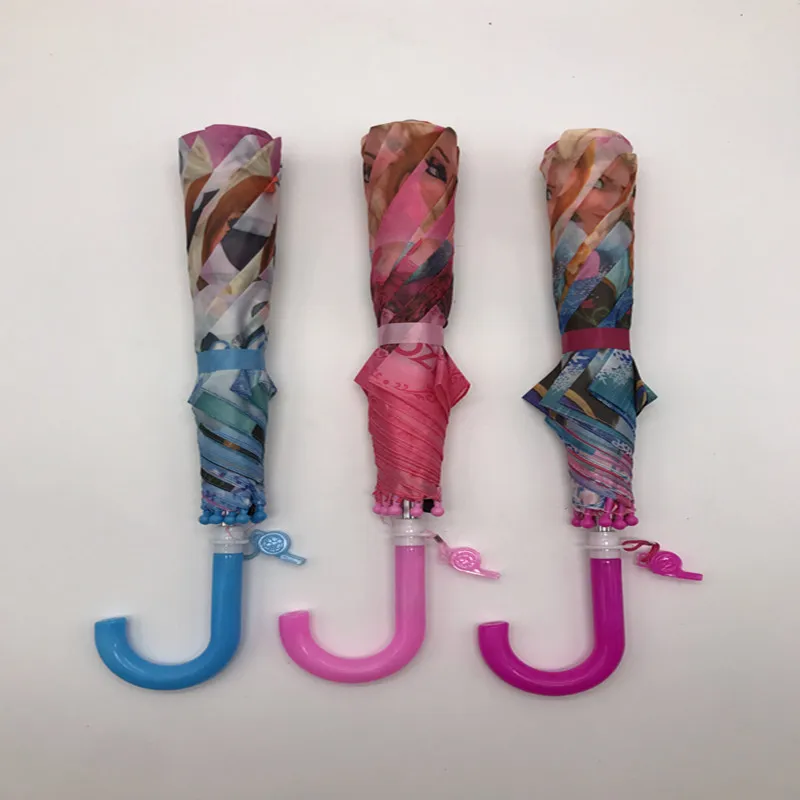 New Cute Automatic Umbrella 3 color for Sale Fold Umbrella Children